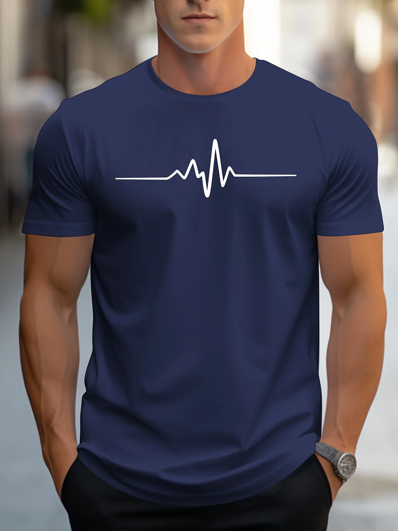 men's 100% cotton summer loose size creative graphic printed slim fit casual sports round neck short sleeved t shirt top men's 100% cotton summer loose size creative graphic printed slim fit casual sports round neck short sleeved t shirt top