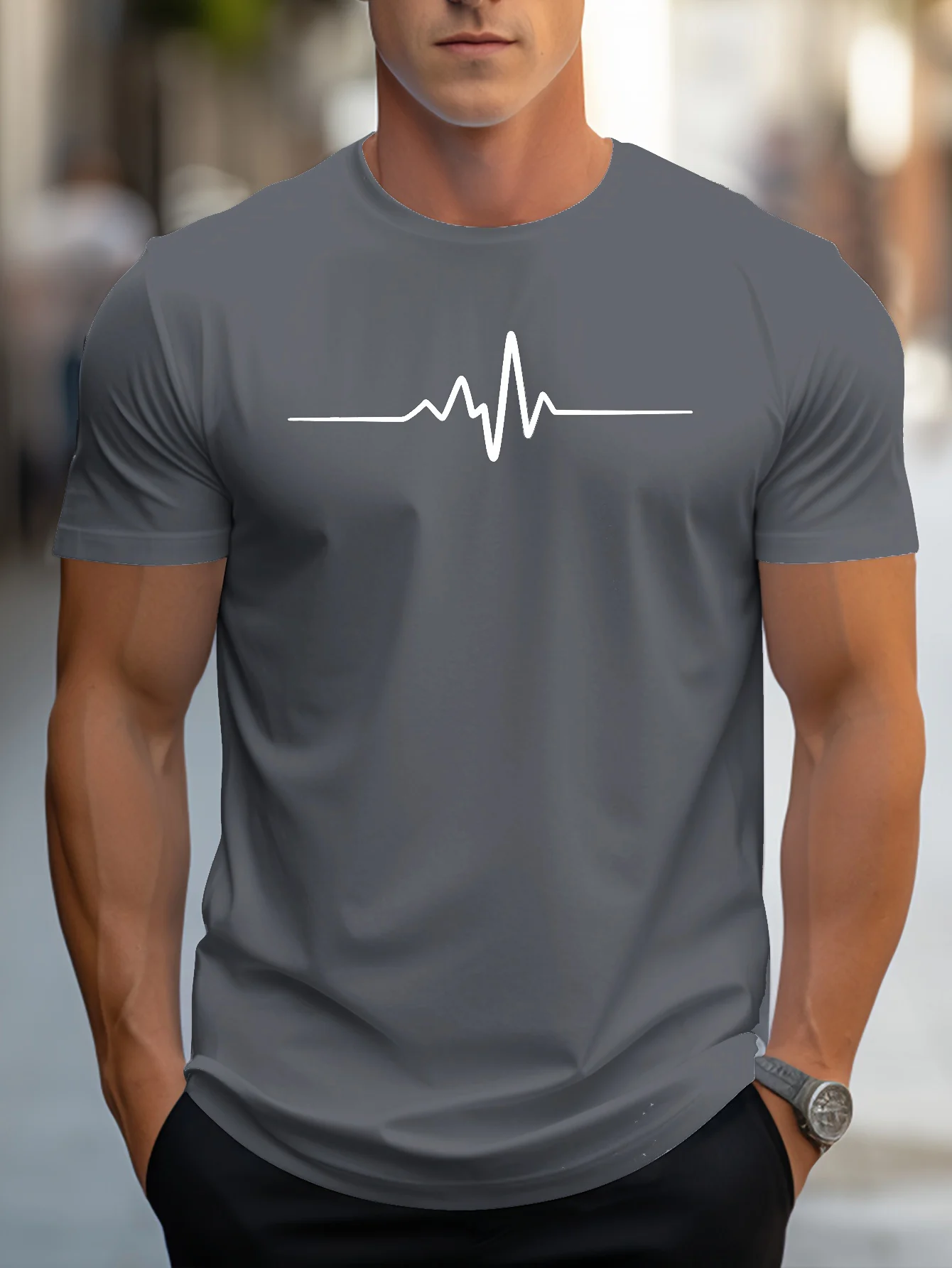 men's 100% cotton summer loose size creative graphic printed slim fit casual sports round neck short sleeved t shirt top men's 100% cotton summer loose size creative graphic printed slim fit casual sports round neck short sleeved t shirt top