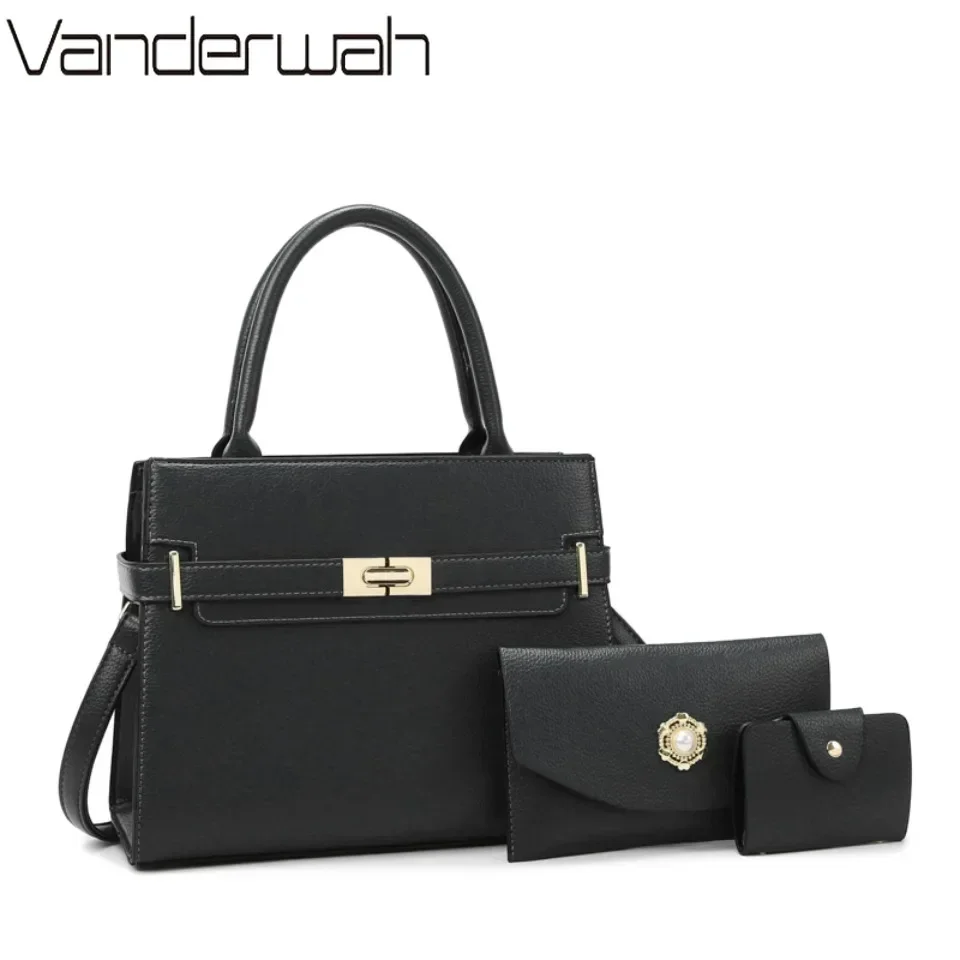 3 sets or 1 big bag women's handbag large capacity bags luxury shoulder crossbody bags small coin purse quality leather sac hot 3 sets or 1 big bag women's handbag large capacity bags luxury shoulder crossbody bags small coin purse quality leather sac hot