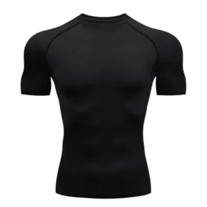 men's t shirt outdoor training fitness gym jogging running sweatshirt bat/ man compression shirts tight elastic breathable