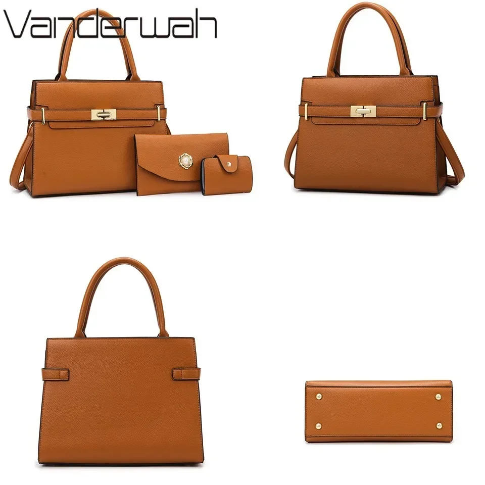 3 sets or 1 big bag women's handbag large capacity bags luxury shoulder crossbody bags small coin purse quality leather sac hot 3 sets or 1 big bag women's handbag large capacity bags luxury shoulder crossbody bags small coin purse quality leather sac hot