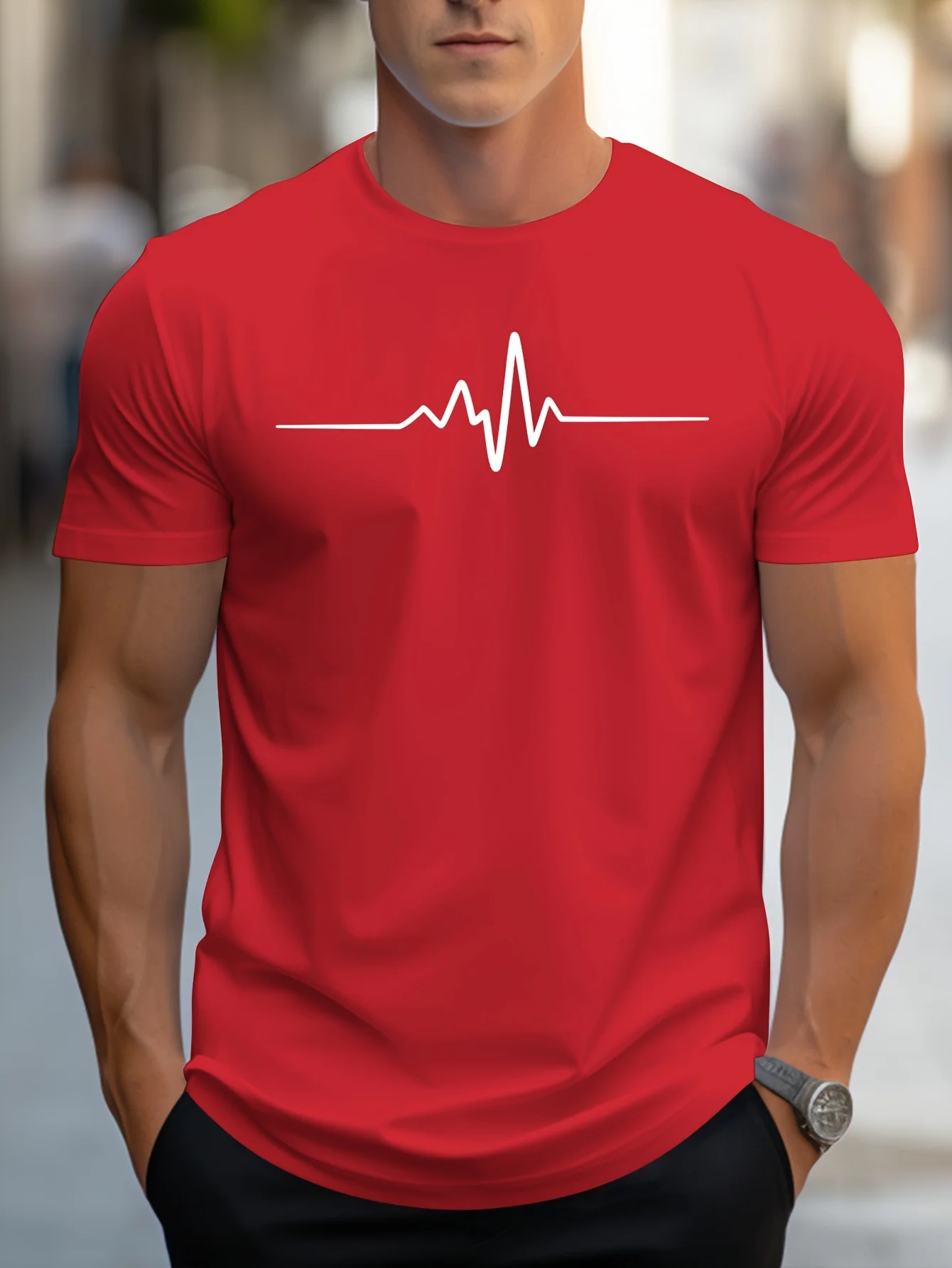 men's 100% cotton summer loose size creative graphic printed slim fit casual sports round neck short sleeved t shirt top men's 100% cotton summer loose size creative graphic printed slim fit casual sports round neck short sleeved t shirt top