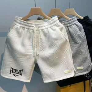 2025 new casual printed shorts fashionable and popular men's shorts breathable and comfortable spring and summer sports shorts