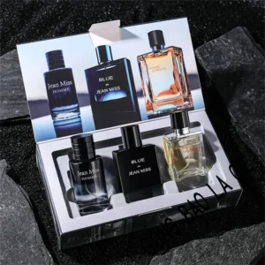 high quality 90ml men perfume gift box 3pcs set colognes fascination man profumo uomo lasting attracting women parfums homme