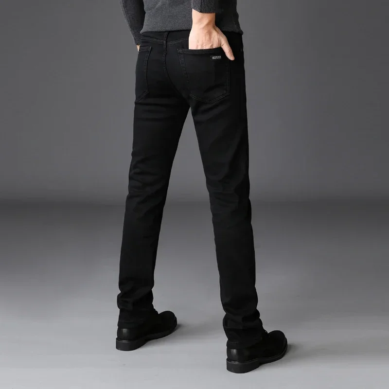 spring autumn men classic fashion brand jeans homme man soft stretch black biker masculino denim trousers mens pants overalls spring autumn men classic fashion brand jeans homme man soft stretch black biker masculino denim trousers mens pants overalls