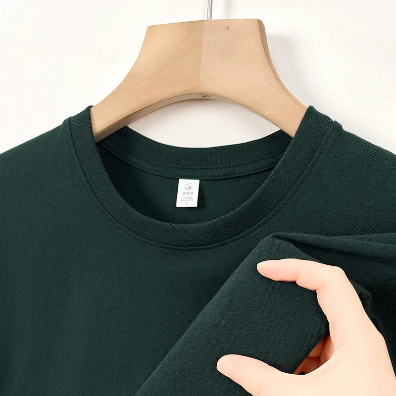 2025 new men's korean casual cotton short sleeved round neck t shirt summer fashionable and comfortable versatile top 2025 new men's korean casual cotton short sleeved round neck t shirt summer fashionable and comfortable versatile top