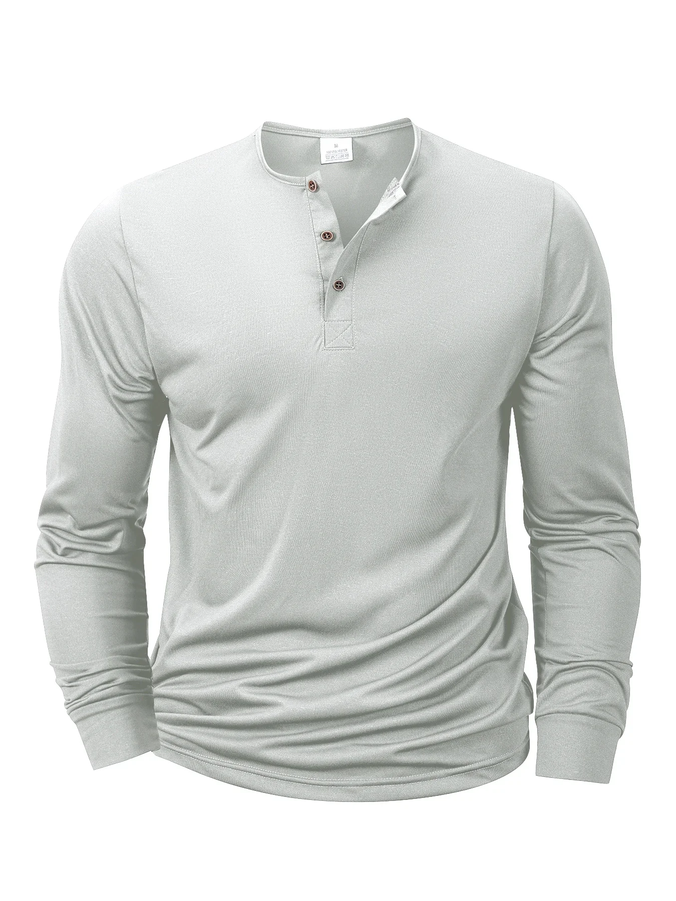 men's long sleeved henley neck t shirt slim fit bottoming shirt fitness tops tees button neck casual cozy tshirt men's long sleeved henley neck t shirt slim fit bottoming shirt fitness tops tees button neck casual cozy tshirt