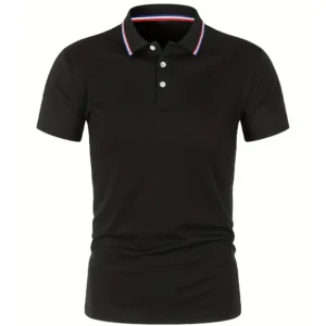 2025 hot sale men's summer casual breathable comfortable polo shirt men's solid color high quality short sleeve t shirt